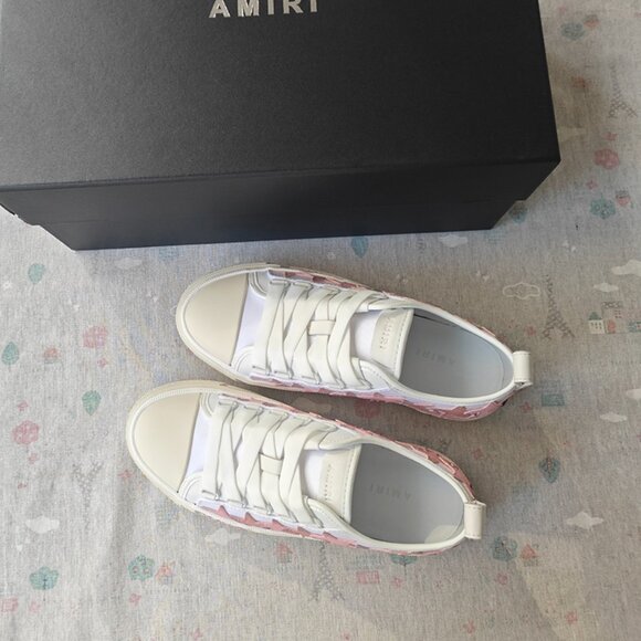 Amiri Star Print Platform Sneakers - Picture 2 of 7